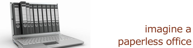 imagine a paperless office
